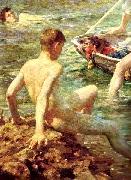 A detail from Ruby Henry Scott Tuke